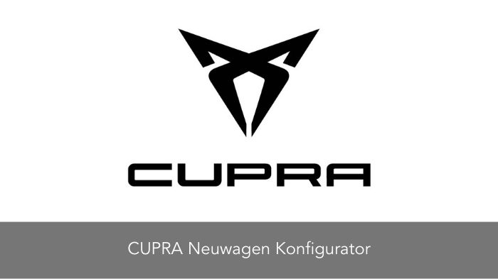CUPRA Neuwagen Konfigurator